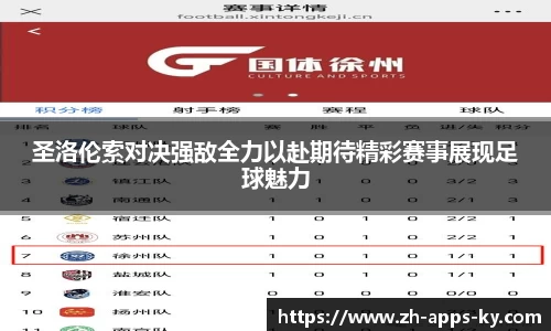 圣洛伦索对决强敌全力以赴期待精彩赛事展现足球魅力